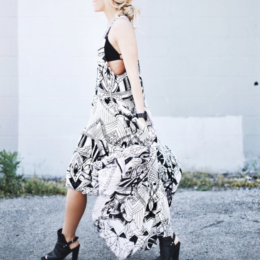 Free People La Mar Hi-Low Dress